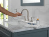 Delta Cassidy 3597 Two Handle Widespread Pull Down Bathroom Faucet