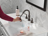 Delta Cassidy 3597 Two Handle Widespread Pull Down Bathroom Faucet