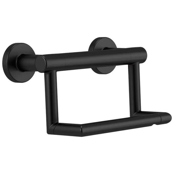 Delta BathSafety: Contemporary Tissue Holder with Assist Bar