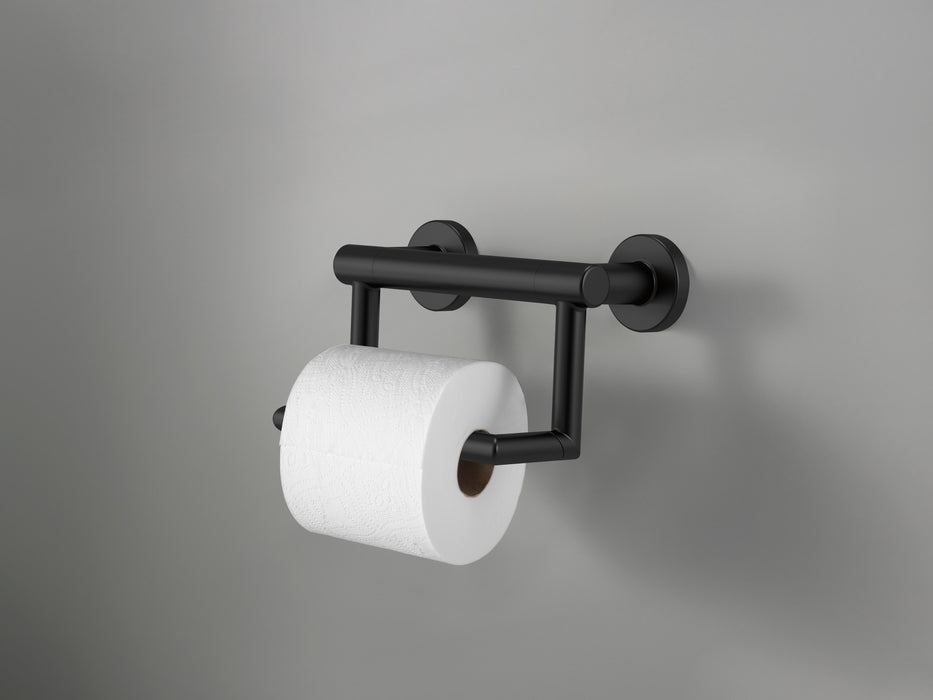 Delta BathSafety: Contemporary Tissue Holder with Assist Bar