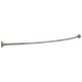Delta 42205 1" x 5' Shower Curtain Rod with Brackets (6" Bow), chrome