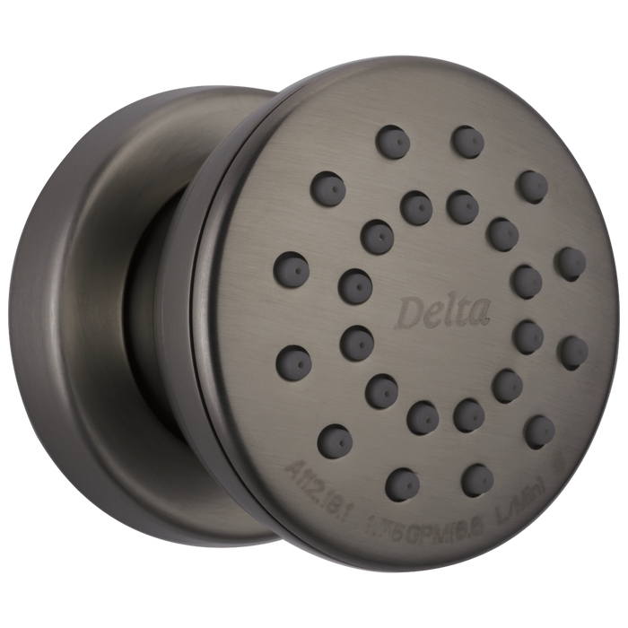 Delta 50102 Surface Mount Body Spray, black stainless