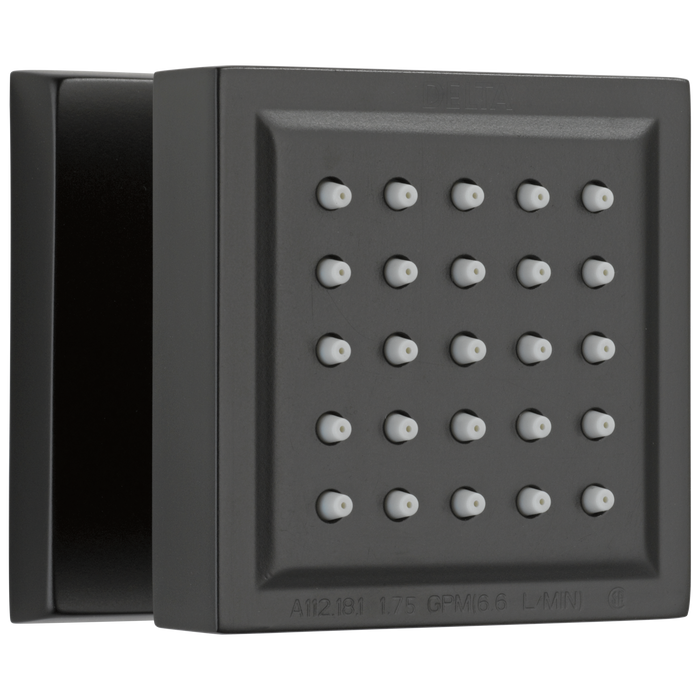 Delta 50150 Surface Mount Body Spray, matte black