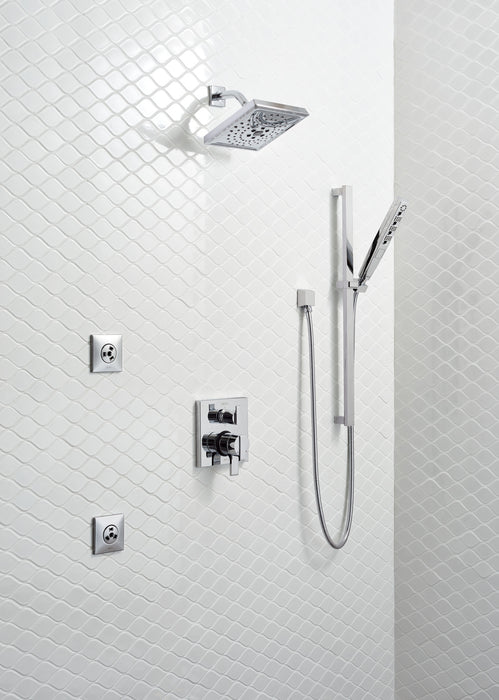 Delta Universal Showering Components: H2OKinetic Hand Shower 1.75 GPM w/Slide Bar 4S