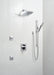 Delta Universal Showering Components: H2OKinetic Hand Shower 1.75 GPM w/Slide Bar 4S