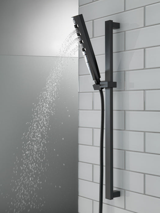Delta Universal Showering Components 51140 H2OKINETIC Hand Shower 1.75 GPM w/Slide Bar 4S, matte black - view 3