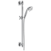 Delta Universal Showering Components 51308 H2OKINETIC 3-Setting Slide Bar Hand Shower, chrome
