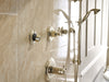 Delta Universal Showering Components 51308 H2OKINETIC 3-Setting Slide Bar Hand Shower, polished nickel - view 4