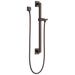 Delta Universal Showering Components: Adjustable Slide Bar / Grab Bar Assembly with Elbow