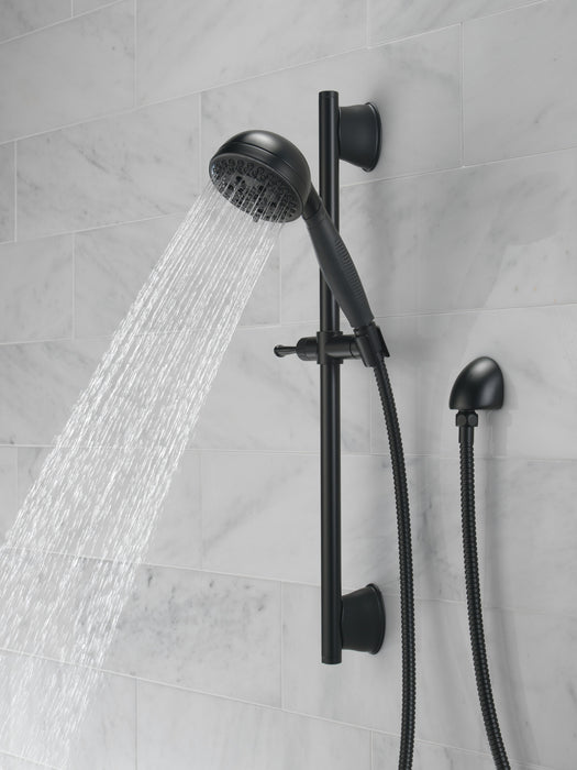 Delta Universal Showering Components: H2OKinetic5-Setting Slide Bar Hand Shower