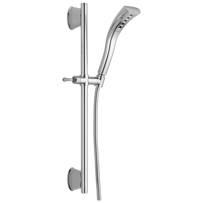 Delta Universal Showering Components 51579 H2OKINETIC Single-Setting Slide Bar Hand Shower, chrome