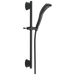 Delta Universal Showering Components 51579 H2OKINETIC Single-Setting Slide Bar Hand Shower, matte black