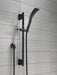 Delta Universal Showering Components 51579 H2OKINETIC Single-Setting Slide Bar Hand Shower, matte black - view 4