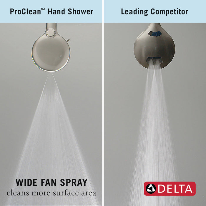 Delta Universal Showering Components: 7-Setting Slide Bar Hand Shower with Cleaning Spray