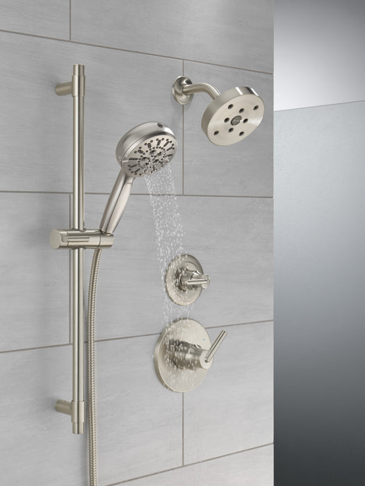 Delta Universal Showering Components 51584 7-Setting Slide Bar Hand Shower with Cleaning Spray