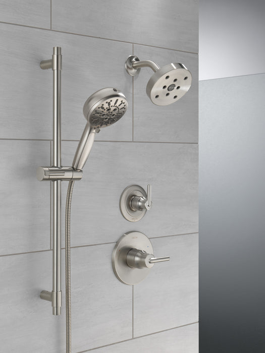 Delta Universal Showering Components 51584 7-Setting Slide Bar Hand Shower with Cleaning Spray