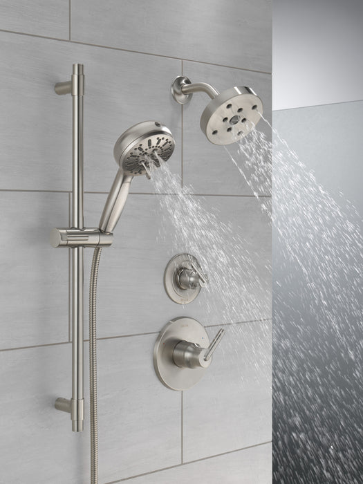 Delta Universal Showering Components 51584 7-Setting Slide Bar Hand Shower with Cleaning Spray
