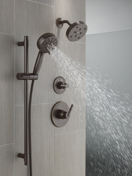 Delta Universal Showering Components 51584 7-Setting Slide Bar Hand Shower with Cleaning Spray