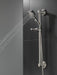 Delta Universal Showering Components: ActivTouch 9-Setting Hand Shower with Traditional Slide Bar / Grab Bar