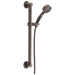 Delta Universal Showering Components: ActivTouch 9-Setting Hand Shower with Traditional Slide Bar / Grab Bar