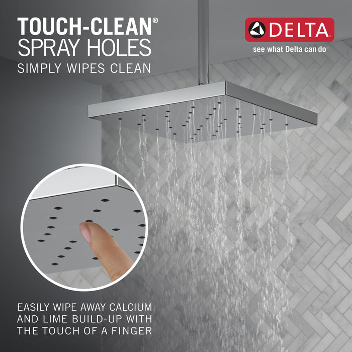 Delta Universal Showering Components 52161 H2Okinetic Single Setting Shower Head with Ultrasoak, lumicoat chrome - view 5