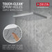 Delta Universal Showering Components 52161 H2Okinetic Single Setting Shower Head with Ultrasoak, lumicoat chrome - view 5