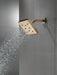 Delta Universal Showering Components 52171 H2OKINETIC Single-Setting Metal Raincan Shower Head