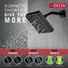 Delta Universal Showering Components 52171 H2OKINETIC Single-Setting Metal Raincan Shower Head