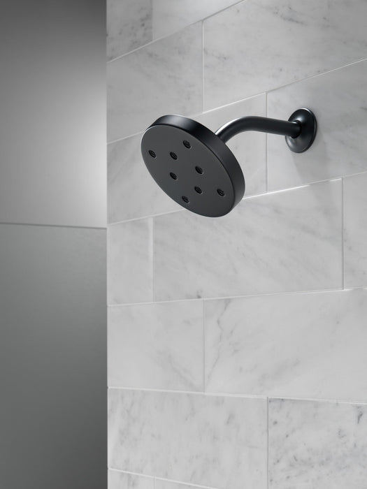 Delta Universal Showering Components 52175 H2OKINETIC Single-Setting Metal Raincan Shower Head, matte black - view 3