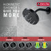 Delta Universal Showering Components 52175 H2OKINETIC Single-Setting Metal Raincan Shower Head, matte black - view 5