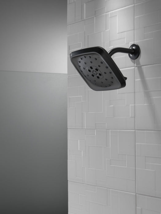 Delta Universal Showering Components 52460 H2Okinetic 4-Setting Shower Head with Ultrasoak, matte black - view 3