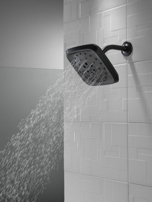 Delta Universal Showering Components 52460 H2Okinetic 4-Setting Shower Head with Ultrasoak, matte black - view 4