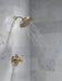 Delta Universal Showering Components 52487 Ultrasoak 4-Setting Shower Head, lumicoat champagne bronze - view 3