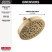 Delta Universal Showering Components: 5-Setting Showerhead