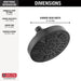 Delta Universal Showering Components: 5-Setting Showerhead