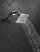 Delta Universal Showering Components: H2OKinetic5-Setting Angular Modern Raincan Shower Head