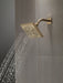 Delta Universal Showering Components: H2OKinetic5-Setting Angular Modern Raincan Shower Head