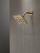 Delta Universal Showering Components: H2OKinetic5-Setting Angular Modern Raincan Shower Head