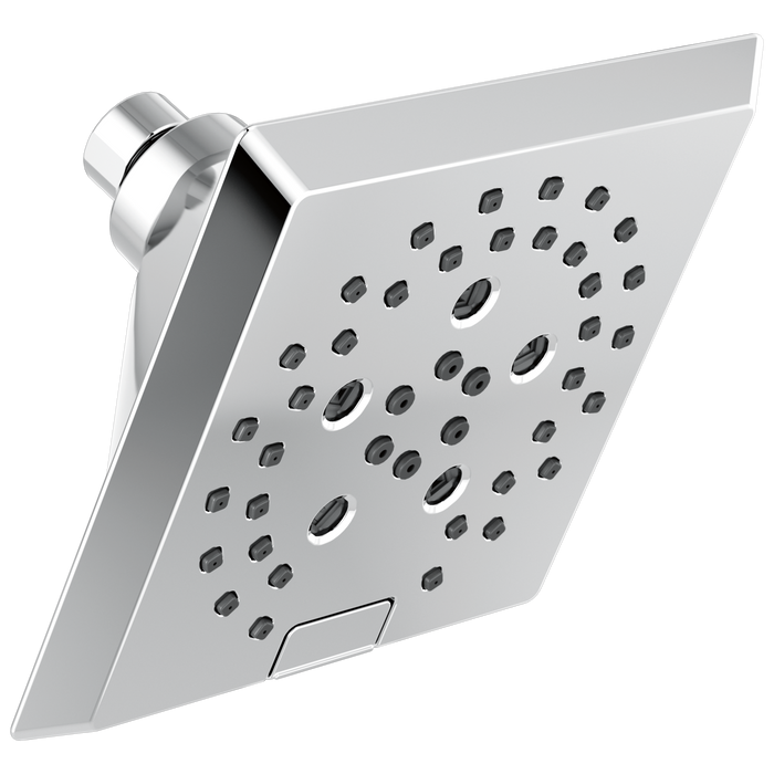 Delta Universal Showering Components 52664 H2OKINETIC 5-Setting Angular Modern Raincan Shower Head