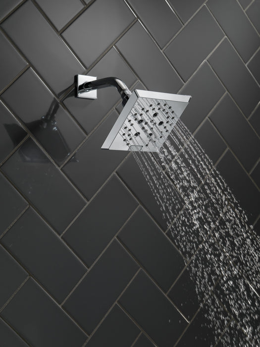 Delta Universal Showering Components 52664 H2OKINETIC 5-Setting Angular Modern Raincan Shower Head