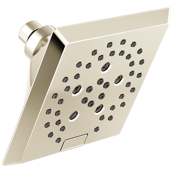 Delta Universal Showering Components 52664 H2OKINETIC 5-Setting Angular Modern Raincan Shower Head