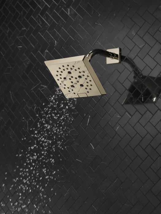 Delta Universal Showering Components 52664 H2OKINETIC 5-Setting Angular Modern Raincan Shower Head