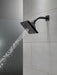 Delta Universal Showering Components: H2OKinetic5-Setting Angular Modern Raincan Shower Head