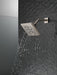 Delta Universal Showering Components 52664 H2OKINETIC 5-Setting Angular Modern Raincan Shower Head