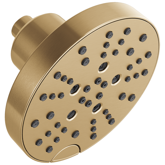 Delta Universal Showering Components: H2OKinetic 5-Setting Contemporary Raincan Shower Head