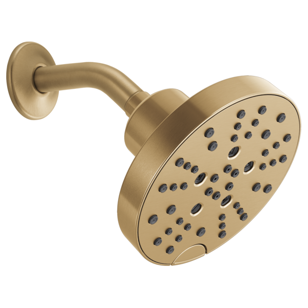 Delta Universal Showering Components: H2OKinetic 5-Setting Contemporary Raincan Shower Head
