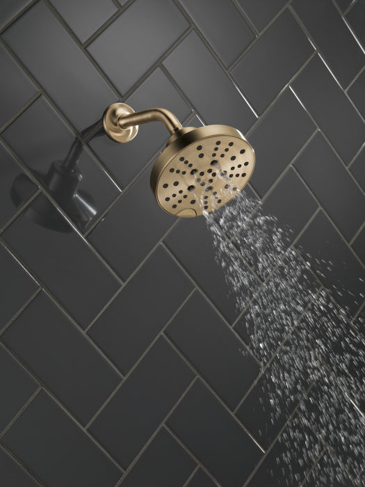 Delta Universal Showering Components: H2OKinetic 5-Setting Contemporary Raincan Shower Head