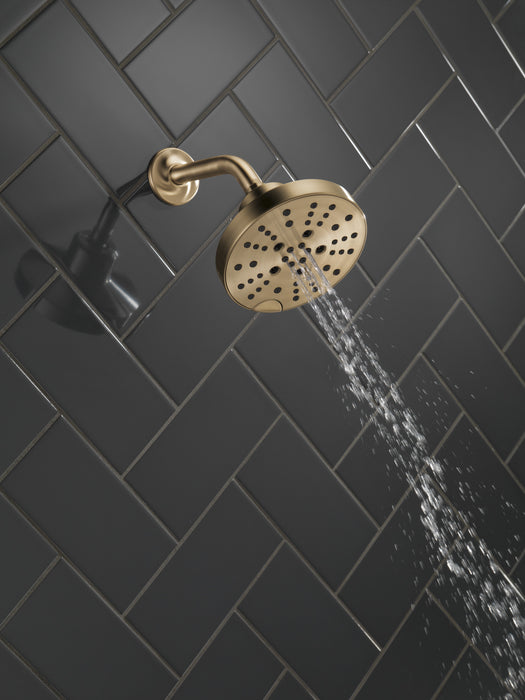 Delta Universal Showering Components: H2OKinetic 5-Setting Contemporary Raincan Shower Head