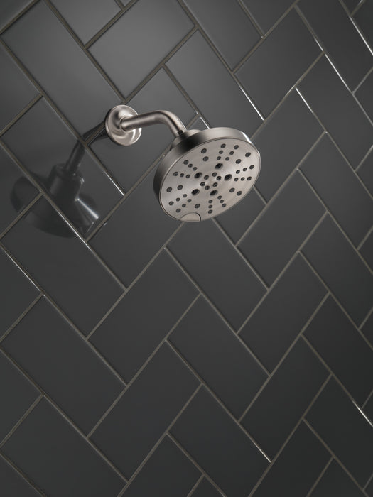 Delta Universal Showering Components 52668 H2OKINETIC 5-Setting Contemporary Raincan Shower Head