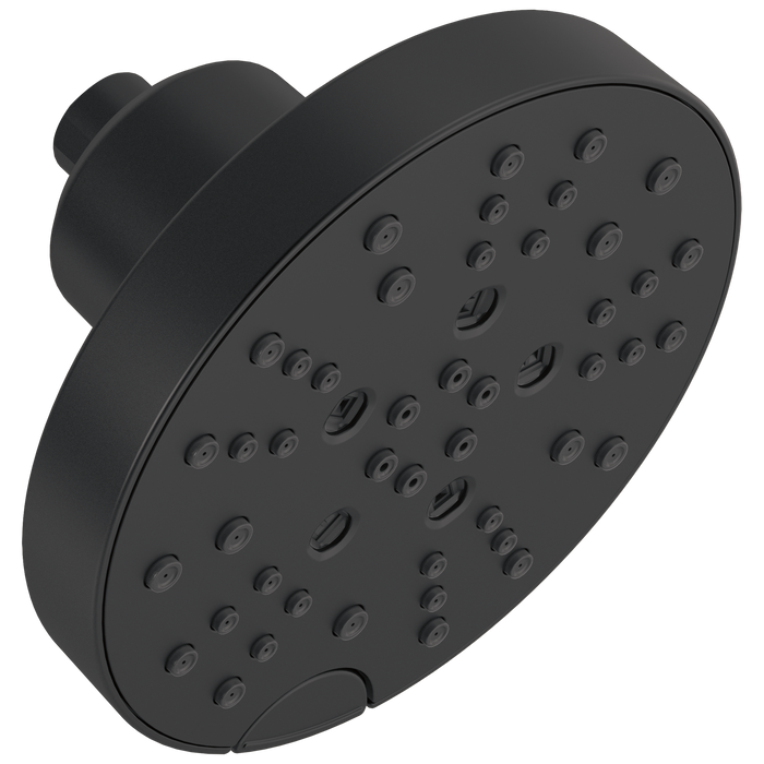 Delta Universal Showering Components: H2OKinetic 5-Setting Contemporary Raincan Shower Head